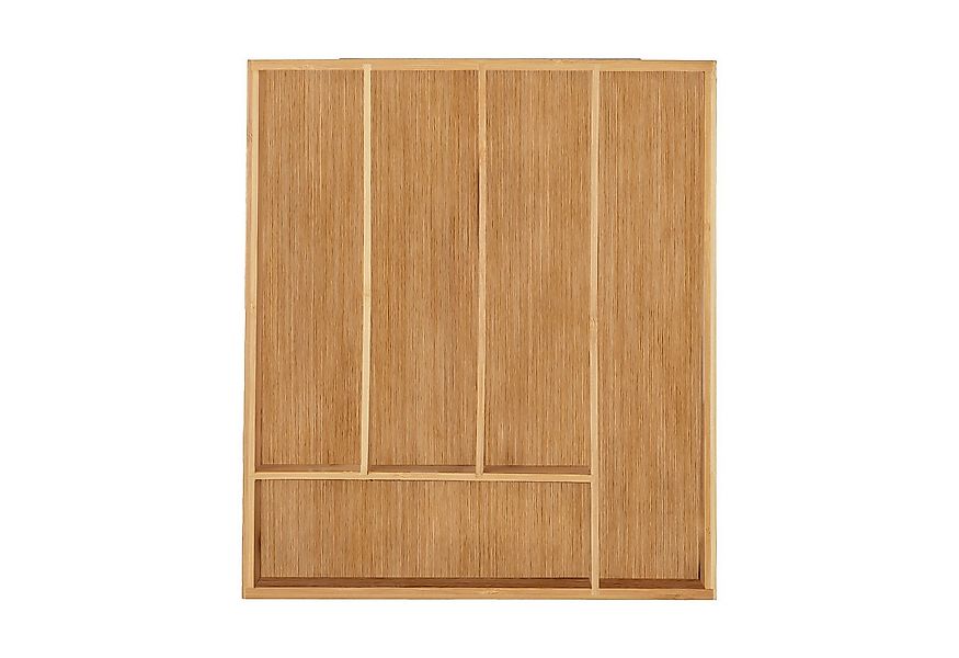 relaxdays Besteckkasten Bambus 5 Fäch günstig online kaufen