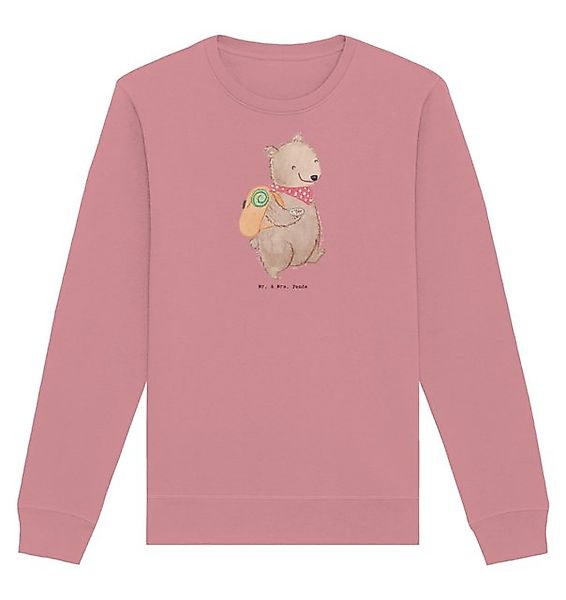 Mr. & Mrs. Panda Longpullover Größe S Bär Wandern - Canyon Pink - Geschenk, günstig online kaufen