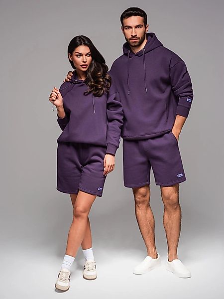 OMBRE Sweatshorts Unisex-Sweatshorts mit Kordelzug in günstig online kaufen