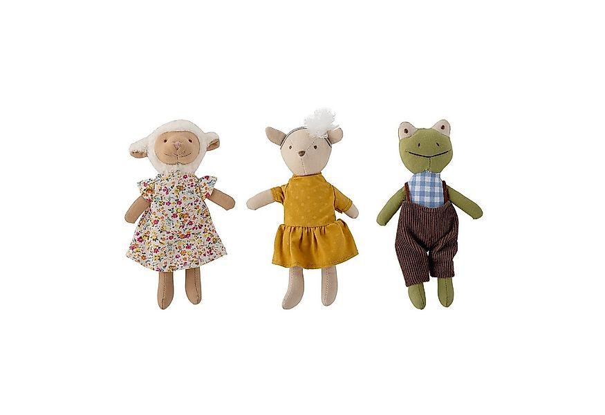 Bloomingville Kuscheltier Bloomingville Animal friends Puppe, Gelb, 3er Set günstig online kaufen