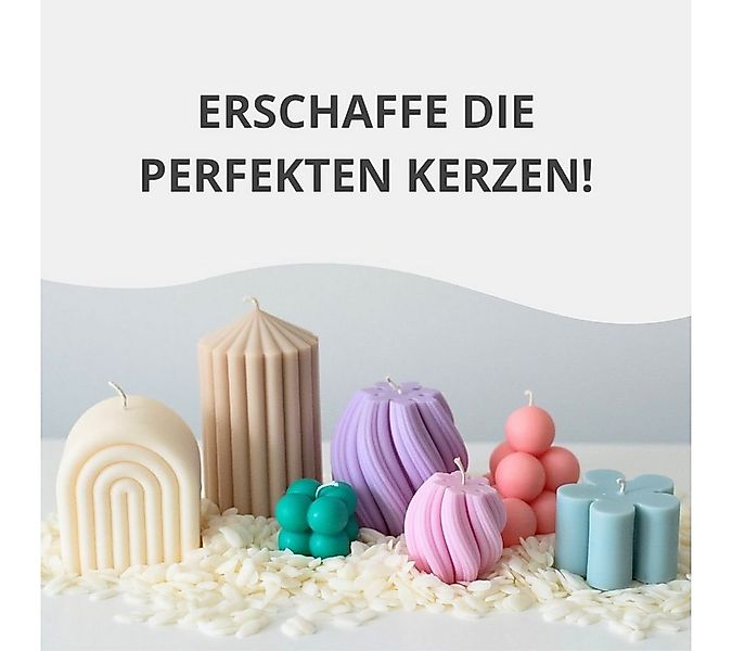 DistrEbution Bastelnaturmaterial Rapswachs Kerzenwachs 5761 in Pastillen 1- günstig online kaufen