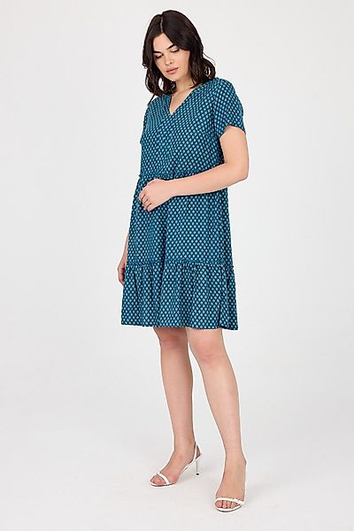 Phistan Midikleid Damenkleid aus Webstoff günstig online kaufen