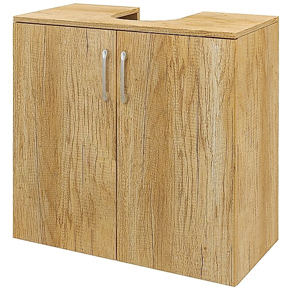 HOMCOM Badezimmer Unterschrank Modern, Hängeschrank mit 2 Türen und 2 Regal günstig online kaufen