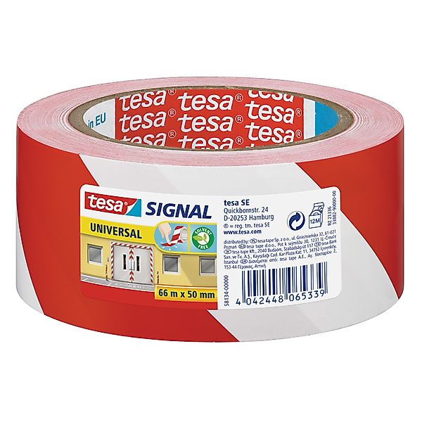 tesa Klebeband Signal PREMIUM 50 mm/ 66 m, Markierungsband / Warnklebeband günstig online kaufen