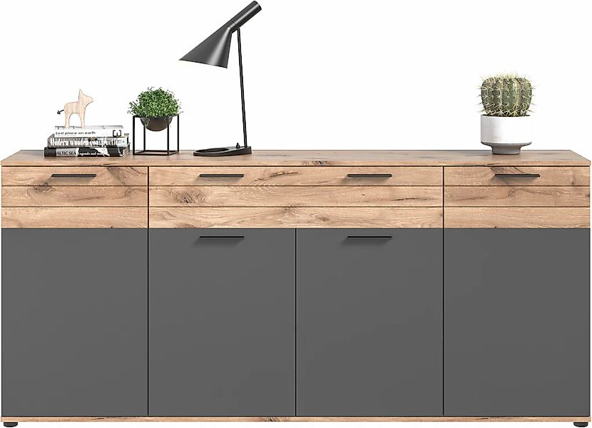 Home affaire Sideboard "Riga" Breoite 200 cm günstig online kaufen