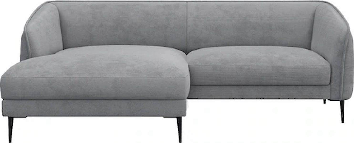 FLEXLUX Ecksofa »Belle Designsofa, bequem durch Kaltschaum im Sitz«, Skandi günstig online kaufen