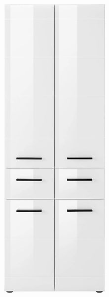 welltime Hochschrank "Sovana" Breiter Badezimmerschrank mit 2 Schubladen un günstig online kaufen
