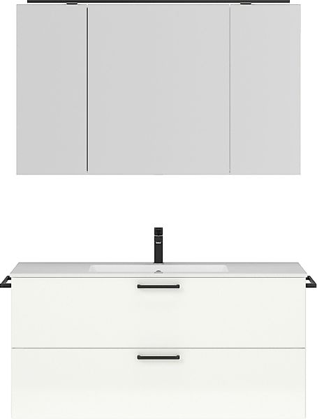 nobilia Badmöbel-Set "Tolvina" vormontiert, mit Soft-Close, 2 Stk. tlg. günstig online kaufen