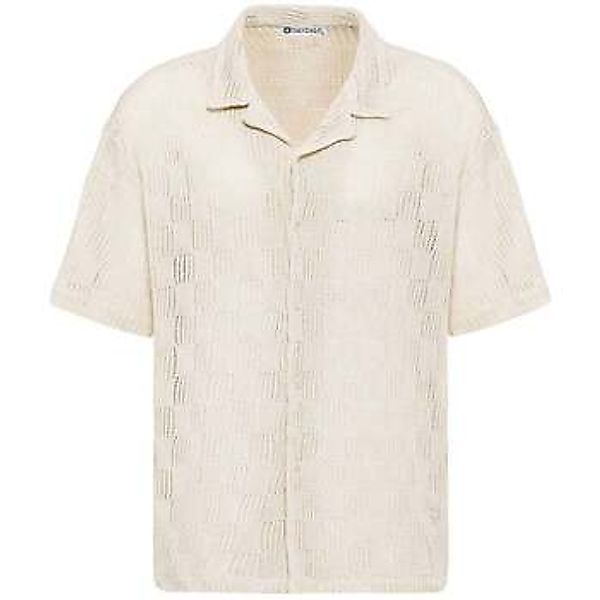 Dandalo  Hemdbluse Erik Oversize Lapel Collar Short Sleeve Shirt günstig online kaufen