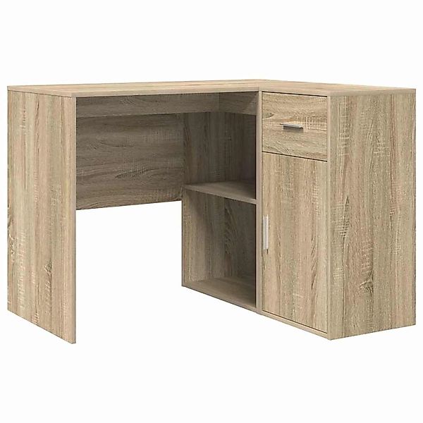 vidaXL Eckschreibtisch Sonoma-Eiche 102 x 50 x 75 cm Holzwerkstoff 3337275 günstig online kaufen