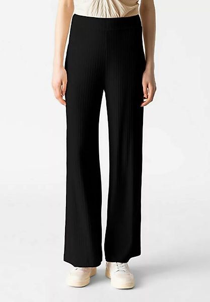 Les Lunes Stoffhose MICHELLE Rib Pants Wide Leg LENZING™ ECOVERO™ Viskose, günstig online kaufen