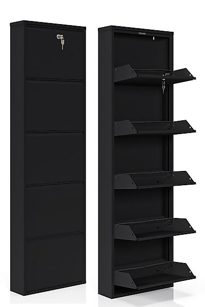 Kaufexpress GmbH Schuhschrank aus Metall, abschließbar, günstig online kaufen
