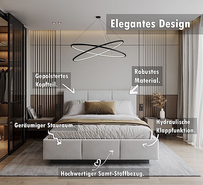 thematys Polsterbett FDM Stauraumbett 90x200, 120x200, günstig online kaufen