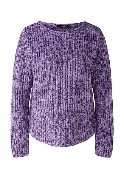 Oui Rundhalspullover NAOLIN Pullover Baumwollmischung günstig online kaufen