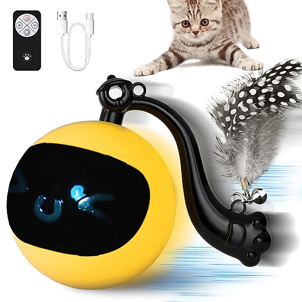 ZEUOPQ Tier-Intelligenzspielzeug Katzenball Interaktives Katzenspielzeug Ba günstig online kaufen
