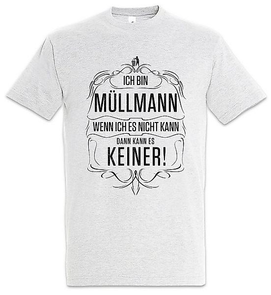 Urban Backwoods Print-Shirt Ich Bin Müllmann Herren T-Shirt Müllabfuhr Beru günstig online kaufen