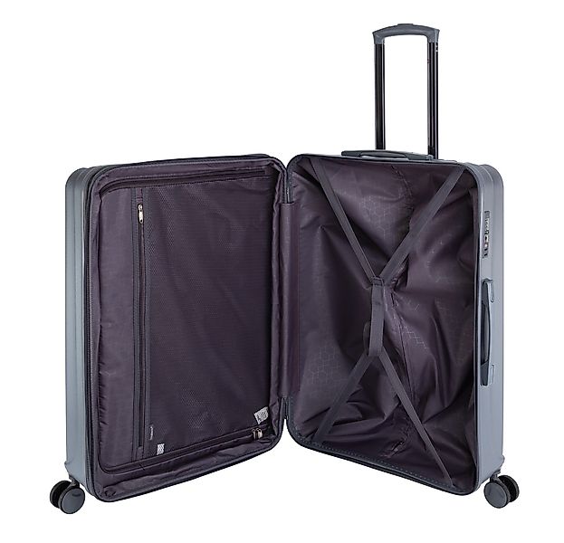 Travelhouse Hartschalen-Trolley Porto, 4 Rollen, Dehnfalte günstig online kaufen
