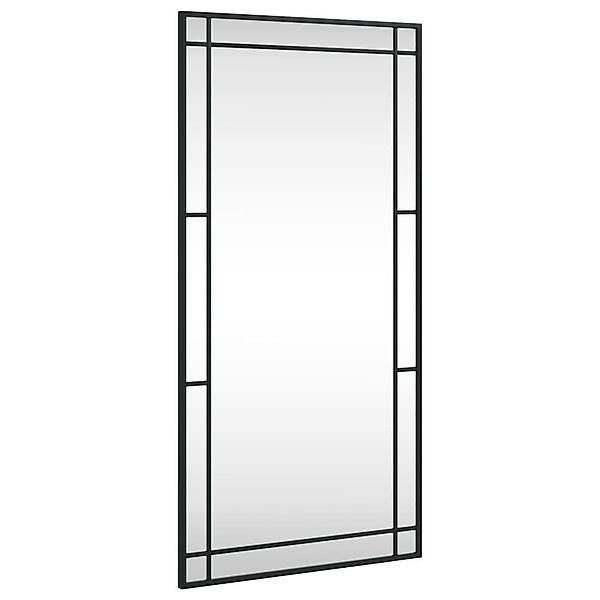 vidaXL Spiegel Wandspiegel Schwarz 50x100 cm günstig online kaufen