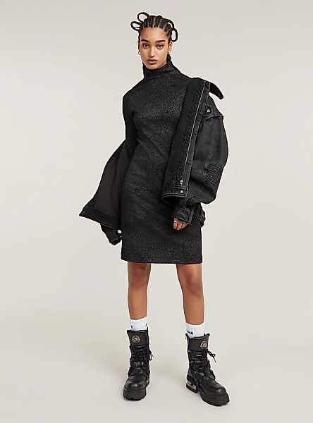 G-STAR Bodykleid "Coated Rib Dress" günstig online kaufen