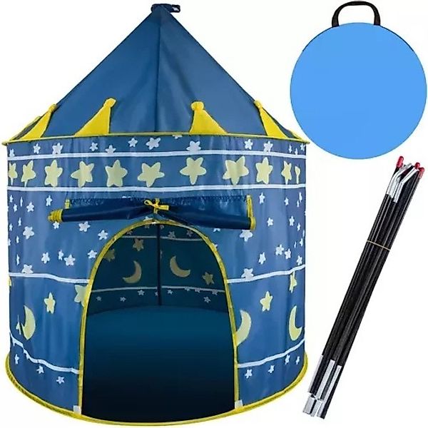 KRUZZEL Spielzelt Marineblaues Palastzelt für Kinder günstig online kaufen