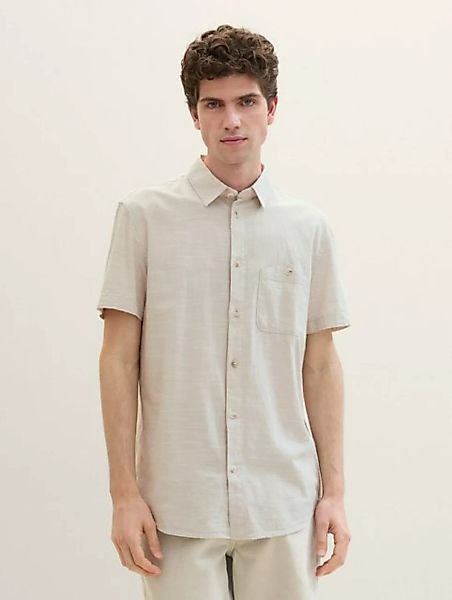 TOM TAILOR Denim Langarmhemd Hemd aus Baumwolle günstig online kaufen