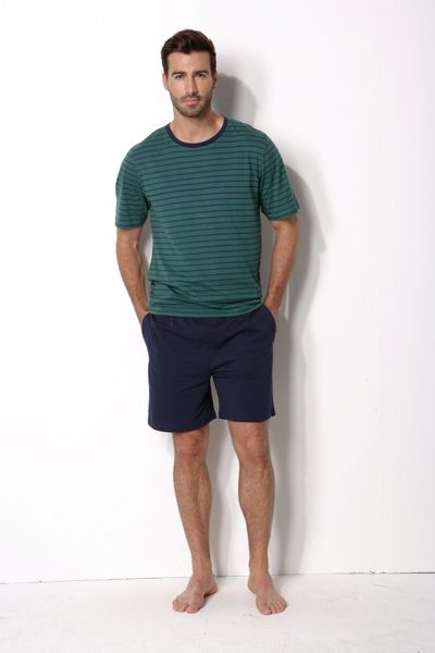 le jogger Pyjama 2 Stück, 4 Stk. tlg., Schlafanzug im Streifendesign günstig online kaufen