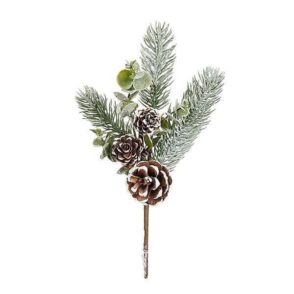 Mica Decorations Stecker Kieferzapfen Grün 25 cm günstig online kaufen