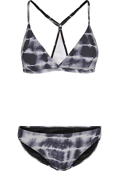 URBAN CLASSICS Bügel-Bikini "Damen Ladies Tie Dye Triangle Back Bikini" günstig online kaufen