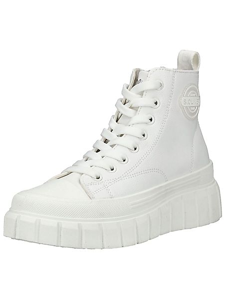 s.Oliver Stiefelette Lederimitat/Textil Plateaustiefelette günstig online kaufen