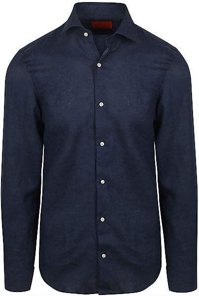 Suitable Hemd Leinen Navy  - Größe 39 günstig online kaufen