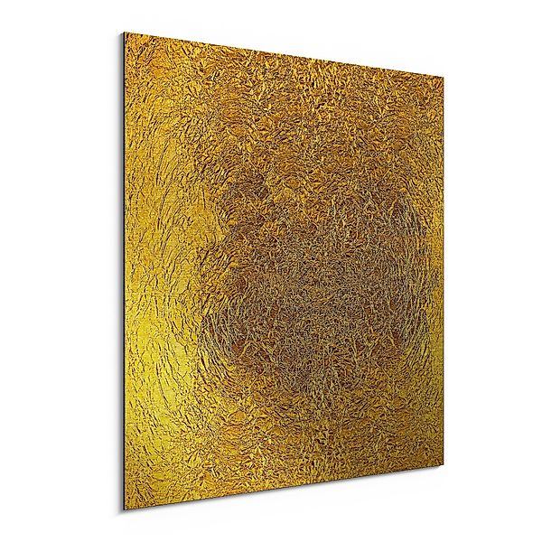 DEQORI Metallbild 'Relief in Goldoptik', Alu günstig online kaufen