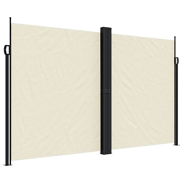 furnicato Seitenmarkise Ausziehbar Creme 200x1200 cm günstig online kaufen