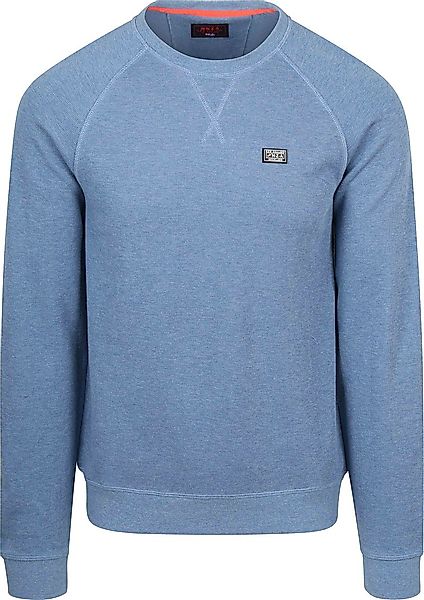 NZA Sweater French Rib Huntly Blau - Größe M günstig online kaufen