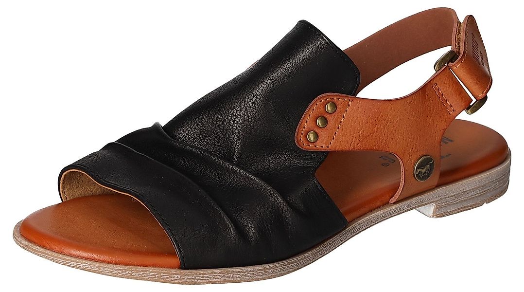 Mustang Shoes Riemchensandale, Sommerschuh, Sandalette, Blockabsatz, günstig online kaufen