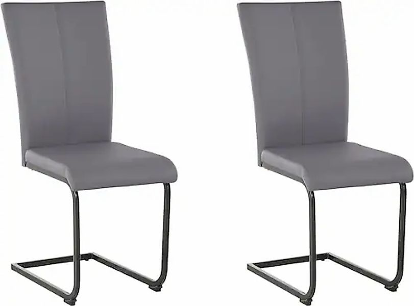 Home affaire Freischwinger »Oliver«, (Set), 2 St., Kunstleder, Stuhl belast günstig online kaufen