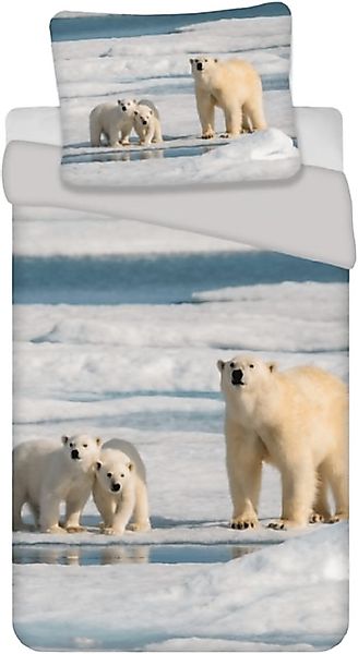 BrandMac Kinderbettwäsche Bettwäsche Set mit Eisbär 135 x 200 cm 100% Baumw günstig online kaufen