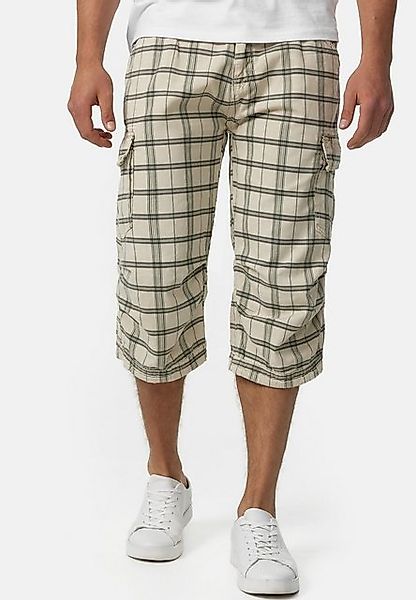 Indicode Cargoshorts Nicolas Check aus einer robusten Materialmischung günstig online kaufen