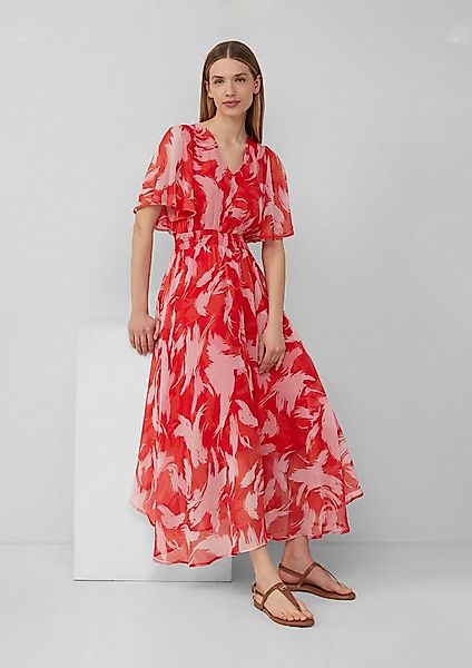 s.Oliver Maxikleid Kleid Maxikleid aus Chiffon mit gesmokter Taille günstig online kaufen