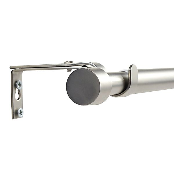 Deco-Raum Gardinenstangen Set Ausziehbar 1-Lauf Kappe Flexa Ø 16/19 mm 210- günstig online kaufen