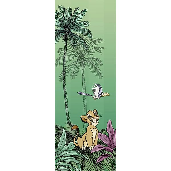 Disney Fototapete Der König Der Löwen Simba Grün 100 x 280 cm 610035 günstig online kaufen