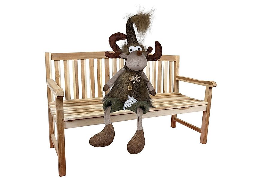 Christmas Paradise Weihnachtsfigur Elch sitzend 23cm (52 cm) (1 St), Rentie günstig online kaufen