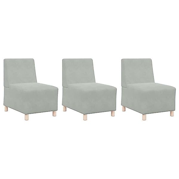 vidaXL Sofa Modulares Armfreies Sofa 3 günstig online kaufen