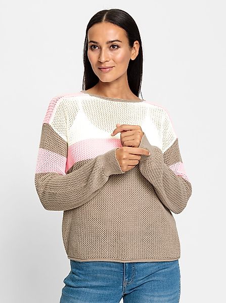 heine Strickpullover Baumwollpullover günstig online kaufen