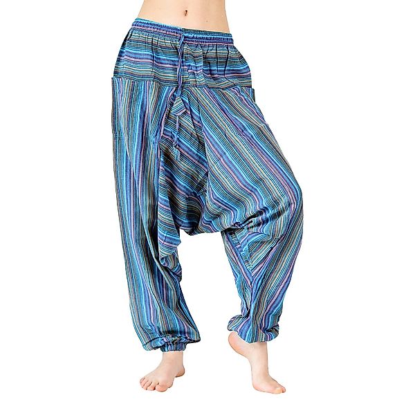 BUDDHA arts&more Haremshose Gestreifte Haremshose aus günstig online kaufen