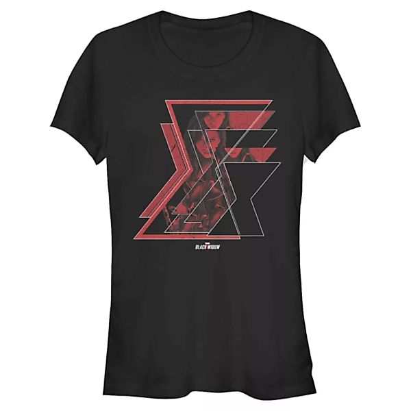 Marvel - Black Widow - Black Widow Multiple Logos - Frauen T-Shirt günstig online kaufen