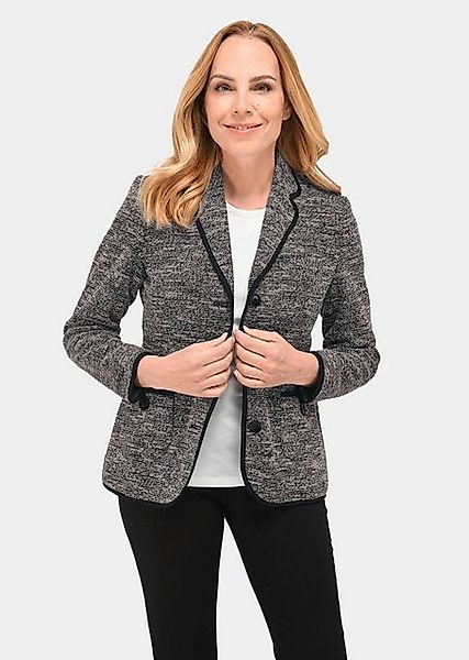 GOLDNER Blouson Bouclé-Blazer mit Kontrastpaspel keine/nicht relevant günstig online kaufen
