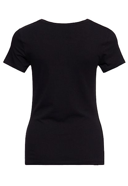 QueenKerosin T-Shirt Fast & Curvy (1-tlg) günstig online kaufen