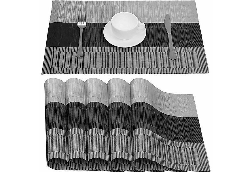 REDOM Platzset 6er Set rutschfest Tischset doppelseitig Untersetzer, (Tisch günstig online kaufen