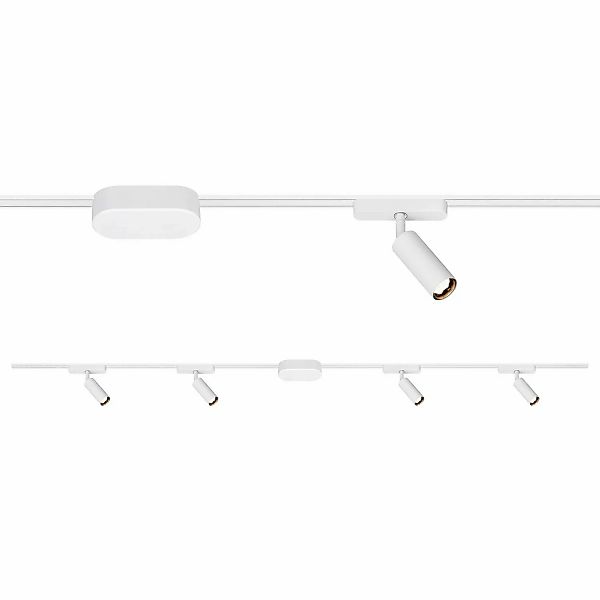 Brilo Starter-Set Luxtrail LED Spots Schwenkbar Weiß günstig online kaufen