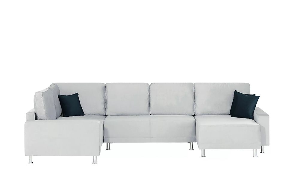 Wohnlandschaft - grau - 350 cm - 167 cm - Polstermöbel > Sofas > Wohnlandsc günstig online kaufen